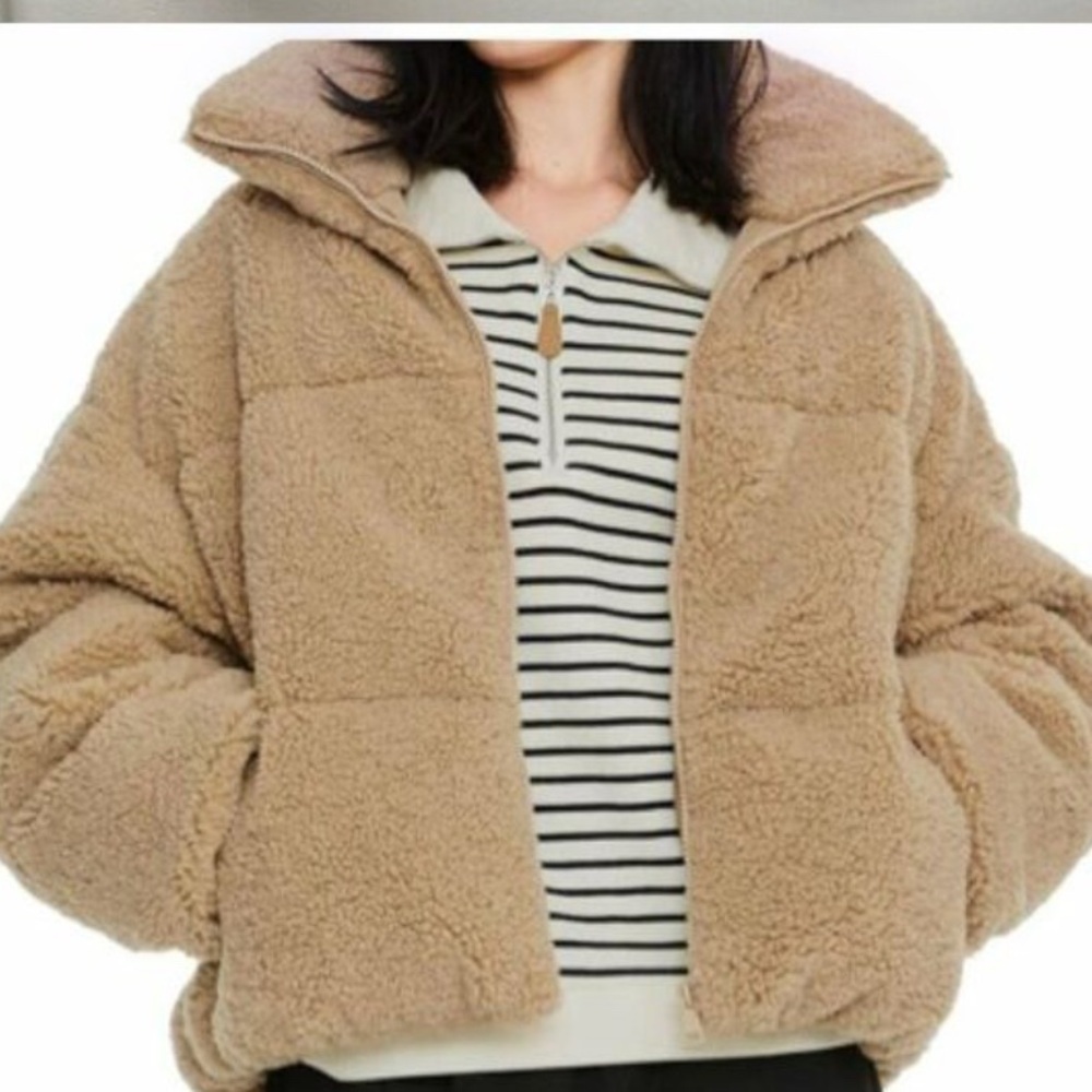 Joie teddy bear puffer coat size XS
